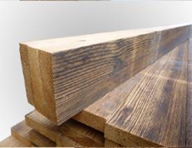 Carrelet 3 plis mélèze étuvé "montagne rustic" brossé