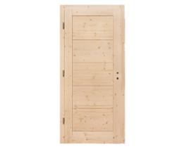 Bloc-porte S2A sapin contemporaine avec rainures