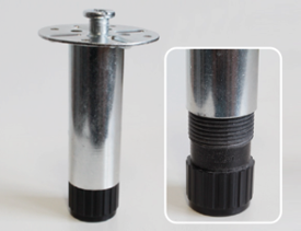 PIED METAL 100MM (ACCES. DECOUPE)